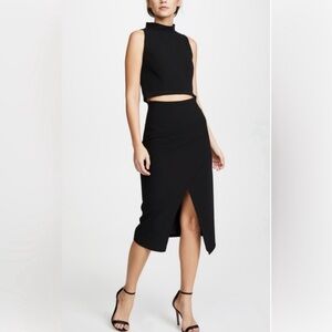 Black Halo Juma Two Peace Sleeveless Sheath Dress Cocktail Wedding Guest Size 2